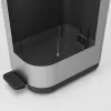 ROTHO Ribo Silver – pedaaliga prügikast – 35 l