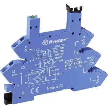 Finder 93.51.8.240 releepesa Sobib seeriatele: seeria 34 34.51, 34.81 (P x L x K) 93,6 x 6,2 x 76 mm 1 tk (93.51.8.240)