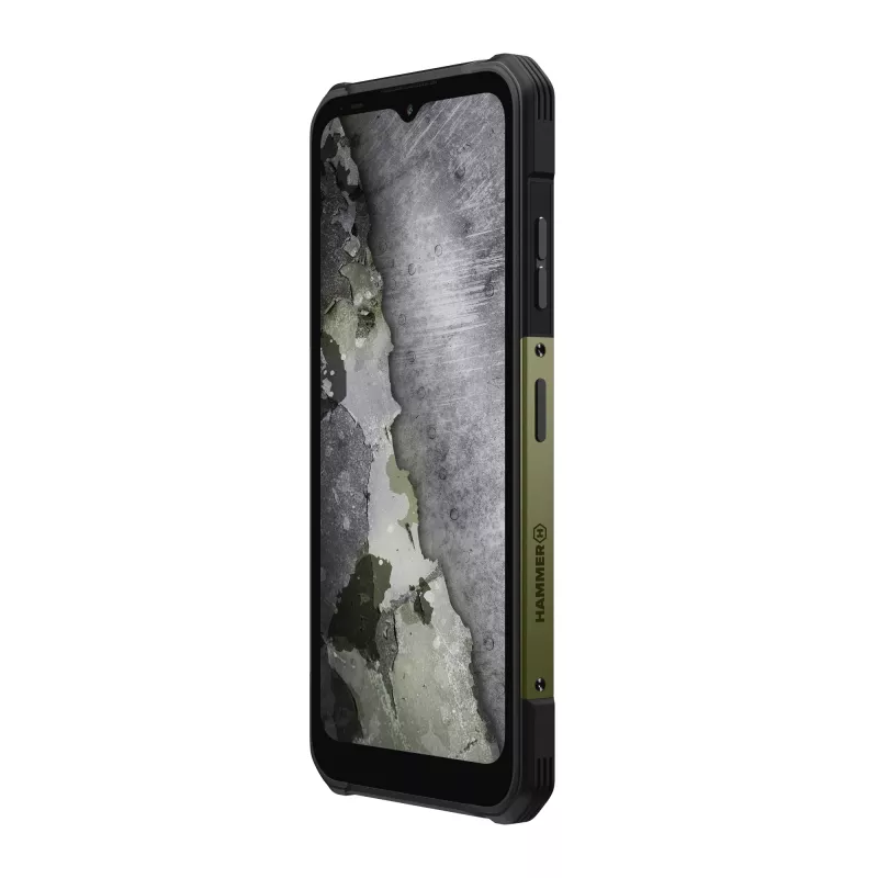 Töökindel nutitelefon MYPHONE Hammer Construction 2 5G Military Edition kahe SIM-kaardiga, veekindel