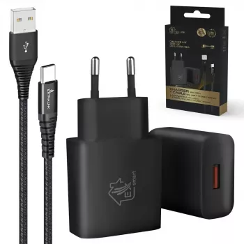 USB-C-kaabel Extralink CAB-CHAR-SET01 15W (5V 3A) 2,0 m