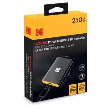 Kaasaskantav SSD Kodak X210S 250 GB USB-C 3.2 Gen 2 EKSSD250GX210SK