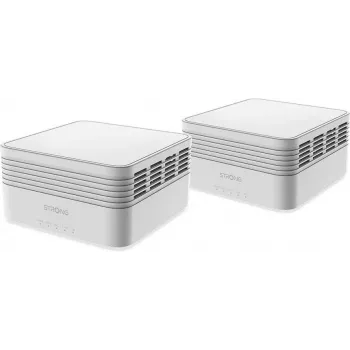 Strong MESHKITAX3000 Mesh-Wi-Fi süsteem kaheribaline (2,4 GHz/5 GHz) Wi-Fi 6 (802.11ax) Valge 2 sisemine (MESHKITAX3000)