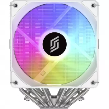 CPU jahuti Silentware Titan RGB Valge, kahe torniga õhkjahuti, 265 W TDP, 2×120 mm PWM ARGB ventilaatorit