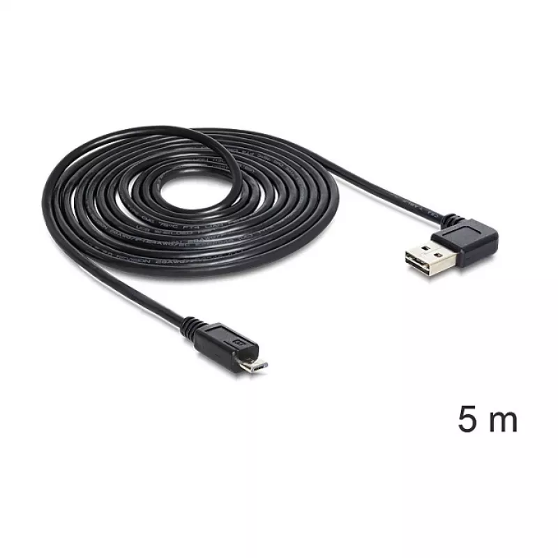 USB-kaabel DeLOCK USB 2.0 5m USB A Micro-USB B Must