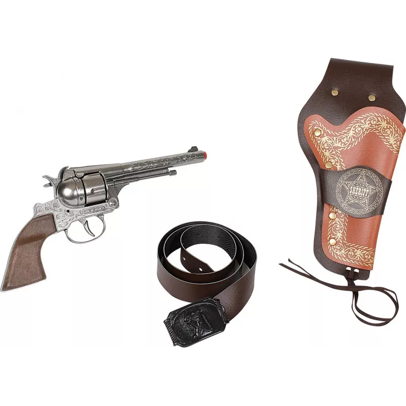 Gonher metallrevolver koos hoidiku ja vööga