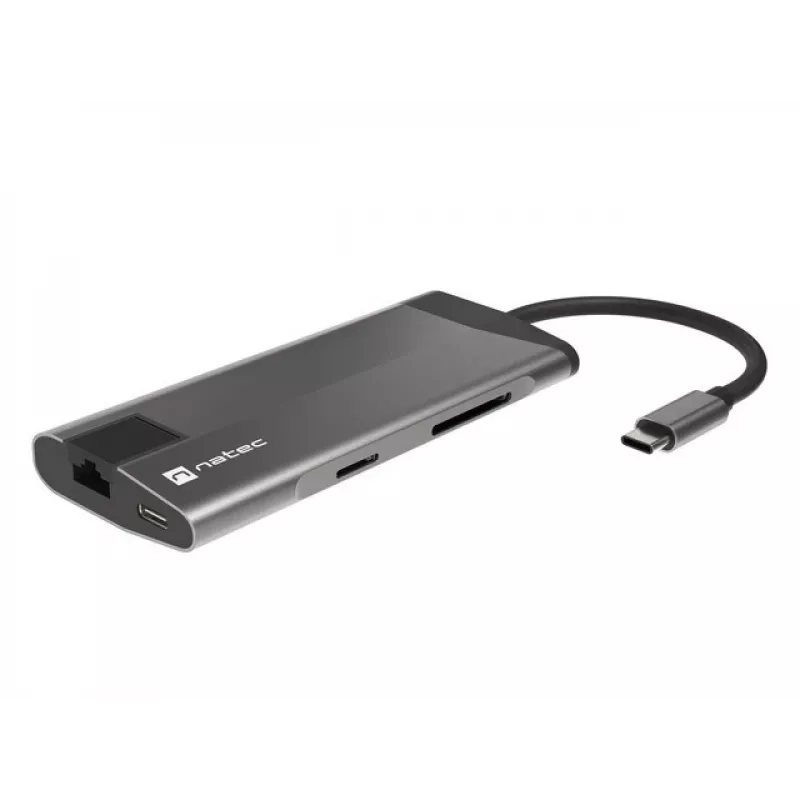 NATEC Fowler Plus USB USB-C Must Hall MicroSD SD Jaotur