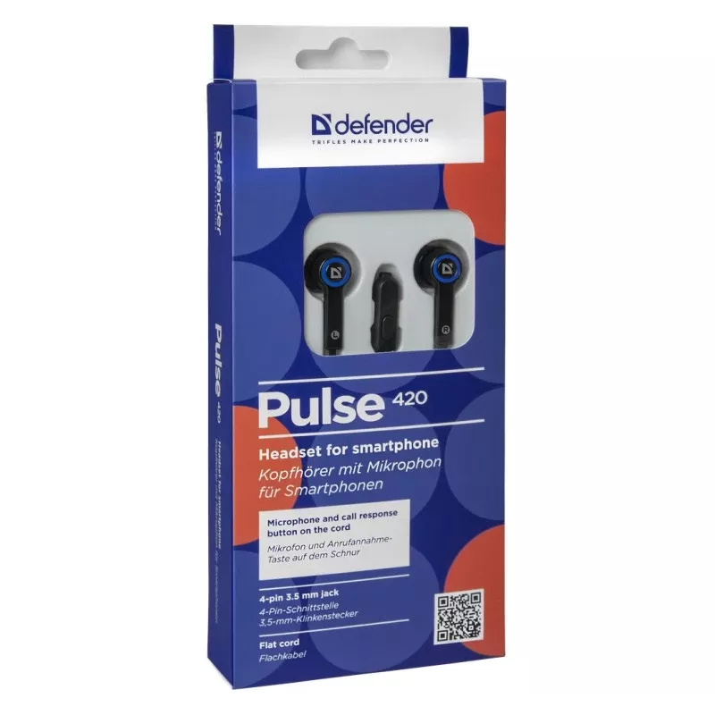 Juhtmega kõrvaklapid Defender PULSE 420