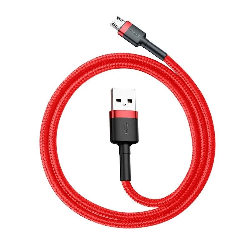 USB-kaabel Baseus CAMKLF-C09 2m USB A Micro-USB B Punane