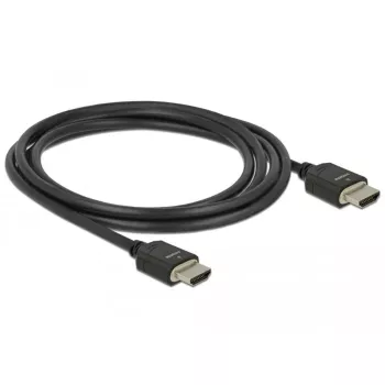 HDMI-kaabel DeLOCK 85294 2m A-tüüpi isane-isane must