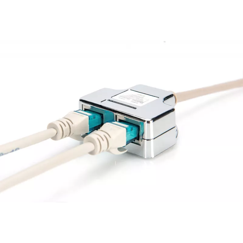 Plaastrikaabli adapter Digitus CAT 5e varjestatud 1:1