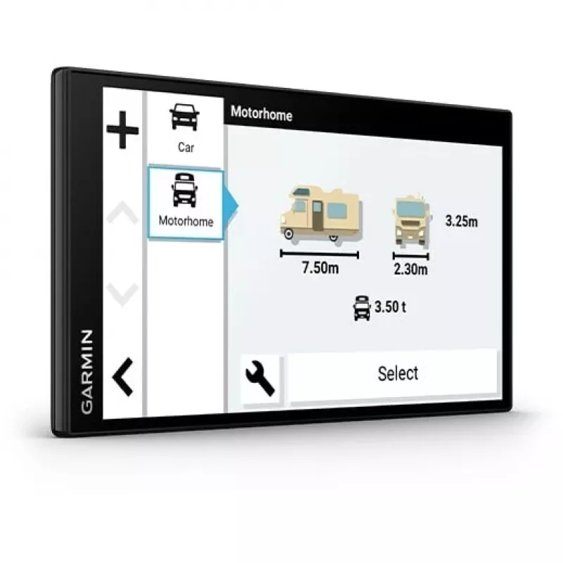 Garmin Camper 795 Navigatsioonisüsteem Kaasaskantav / Fikseeritud 17,6 cm (6,95 inch) TFT Puuteekraan 239,6 g Must (010-02747-10)