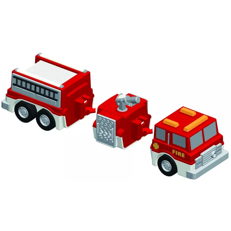 Sõidukikomplekt Popular Playthings Mix or Match Vehicles Fire and Rescue