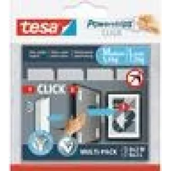 Tesa Montagestreifen Powerstrips CLICK 6 Pair M 8 L (77723-00020-00)