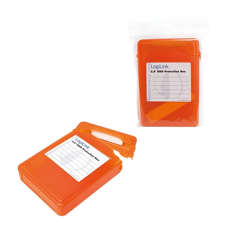 Kaitsekarp HDD 3,5-tollisele, oranž