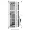 Thermaltake AX500 Grand Tour E-ATX korpus klaaspaneeliga (valge)