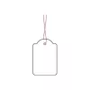 Nööriga märgistussildid HERMA 6918 32x50 mm punase nööriga