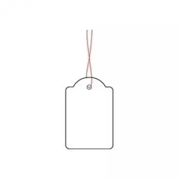 Nööriga märgistussildid HERMA 6918 32x50 mm punase nööriga