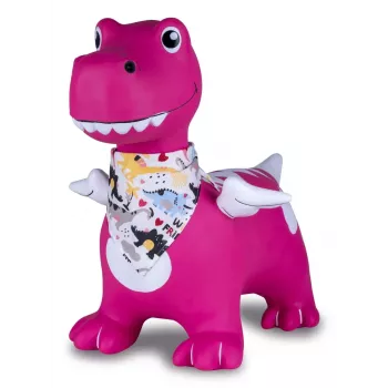 Põrkav loom Jamara HoppyDoo Dino tiibadega roosa pumbaga 466008