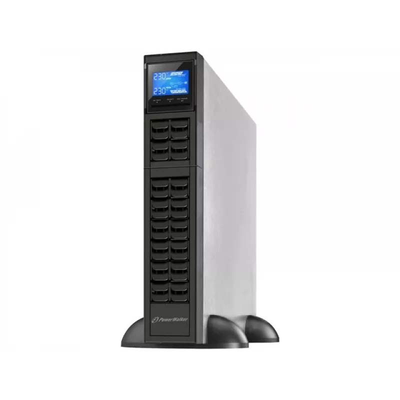 PowerWalker VFI 1000CRM LCD katkematu toiteallikas (UPS) Topeltmuundus (Online) 1 kVA 800 W 3 pistikupesa