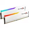 DIMM 64 GB DDR5-6000 (2x 32 GB) Dual-Kit, mälu valge, F5-6000J2836G32GX2-RM5NRW, Ripjaws M5 Neo RGB, AMD EXPO