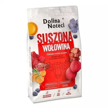 Kuiv koeratoit Dolina Noteci Premium veiseliha 9 kg — teraviljavaba, gluteenivaba, 26% valku, 15% rasva