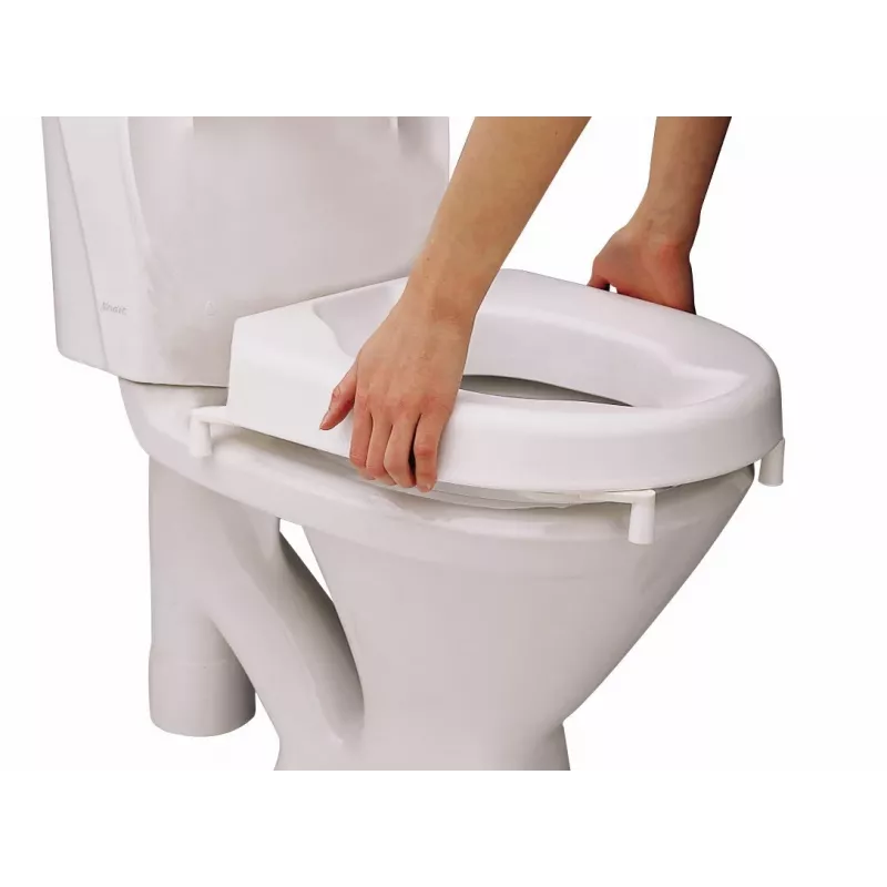 Etac Hi-Loo tõstetud WC-pott kaanega, 10 cm