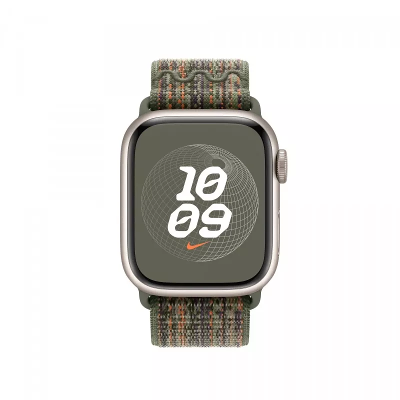 Bright Sequoia/oranž Nike Sport Loop 41 mm