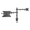 Monitor wall mount SBOX LCD-LM01-2 for 13–27 inch screens, max load 12 kg, VESA 100x100