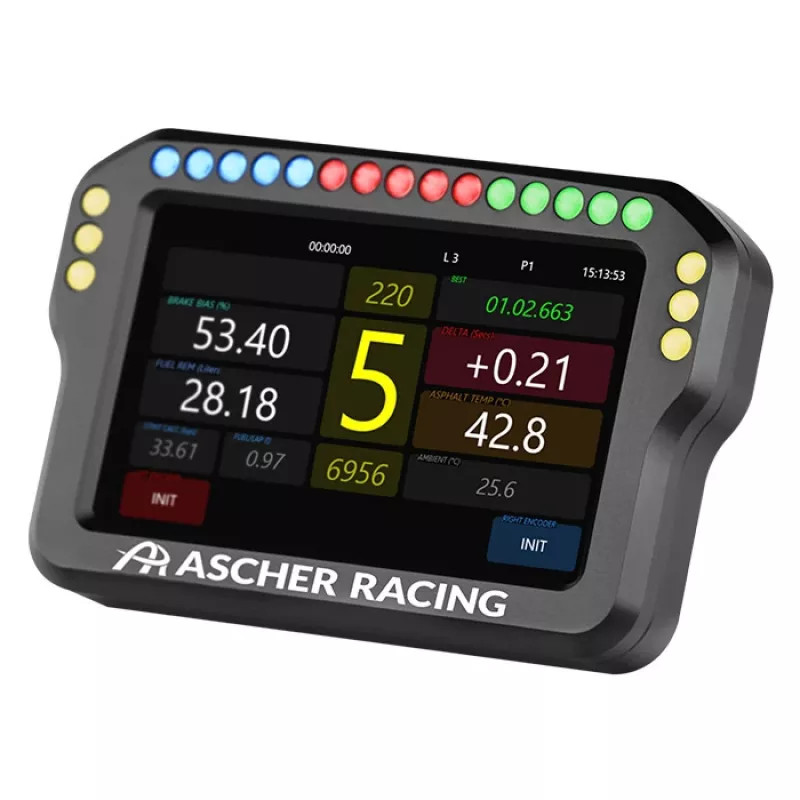 Rooli armatuurlaud Ascher Racing 4-tolline mudel 76080028 sim racing seadetele