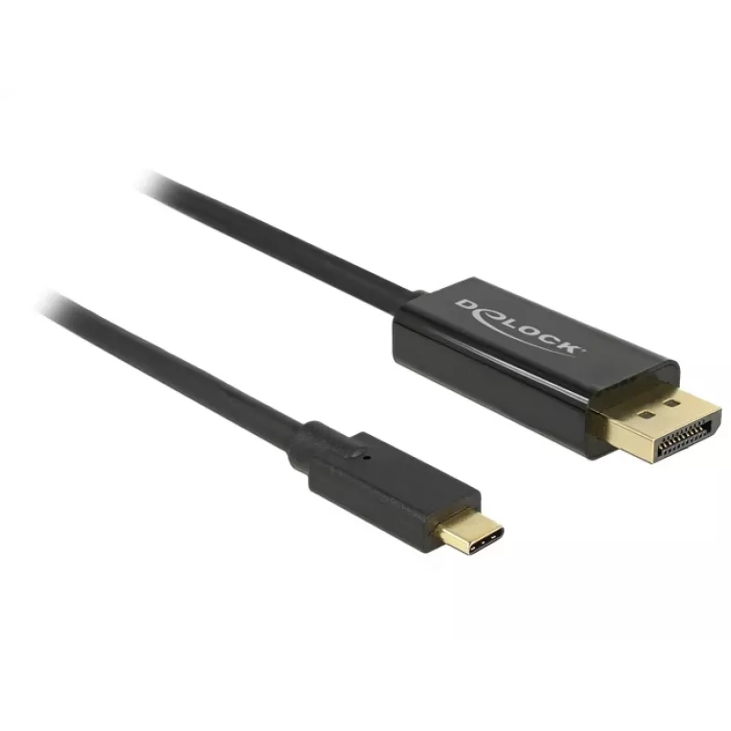 Video kaabli adapter USB USB-C DisplayPort DeLOCK 85255