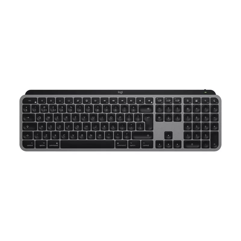 Logitech MX Keys S for Mac klaviatuur kontor RF juhtmevaba + Bluetooth QWERTZ saksa alumiinium valge
