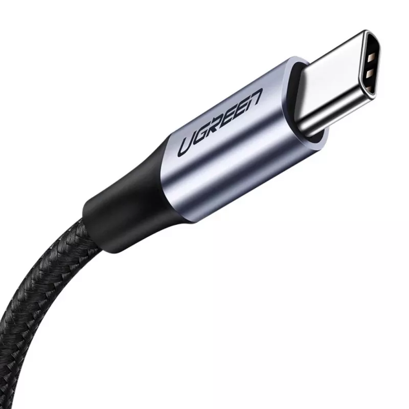 USB-C–DisplayPort-kaabel UGREEN 1 m — USB-C (isane) DisplayPortile (isane), sirged pistikud, must
