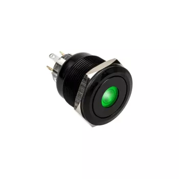DimasTech vandalismikindel nupp 25mm Mustline Dot RGB (PD224)