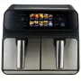 Kuumõhufritüür ProfiCook PC-FR 1287 H — topelt 8 L, 2200 W, puutetundlik LED, must/roostevaba teras
