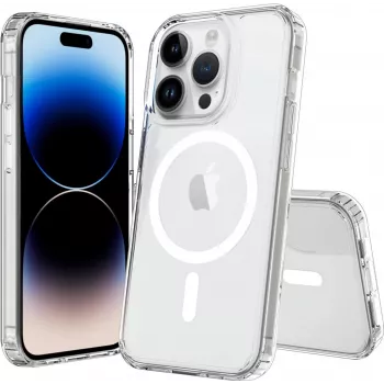 Ümbris JT BERLIN Pankow Clear MagSafe iPhone 15 Pro Max 17 cm jaoks