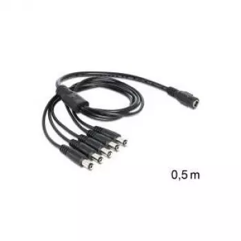 Toitekaabel DeLOCK 83288 Must 0,5 m