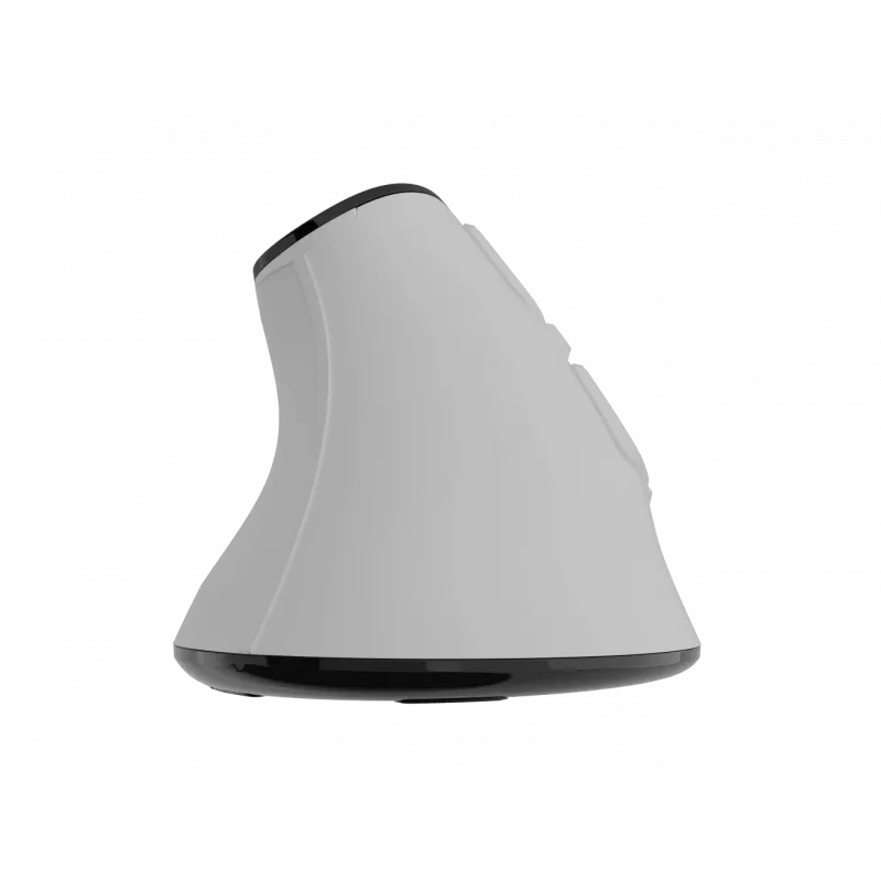 Juhtmeta vertikaalne hiir NATEC Euphonie Pro Bluetooth 5.0, 4000 DPI, programmeeritav, vaikne, valge