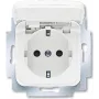 BUSCH JAEGER 20 EUKB-214 - CEE 7/3 - 2P+E - Valge - 250 V - 16 A - 71 mm