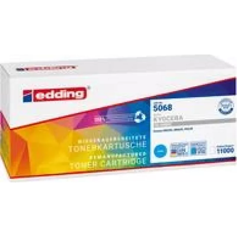 edding EDD-5068 tsüaan tooner, ühilduv KYOCERA TK-5280C-ga (18-5068)