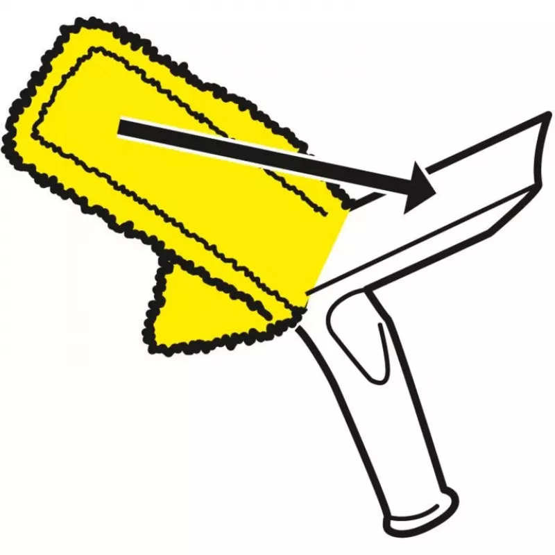 Aknalisaseade Karcher 2.633-130.0 — mikrokiust puhastuslapid 275 mm (2 tk)