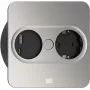 Pistikupesa tüüp F + USB A + USB C Bachmann 946.005 roostevaba teras