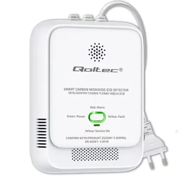 CO-anduri häire QOLTEC 52576 — vingugaasiandur, 85 dB häire