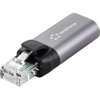 Renkforce RJ45 USB-C võrguadapter [1x RJ45-pistik - 1x pesa] (RF-4883626)
