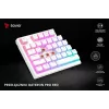 Mängurklaviatuur Savio Phenix Valge GAT RED PUD Juhtmega Juhtmevaba USB Bluetooth RGB LED