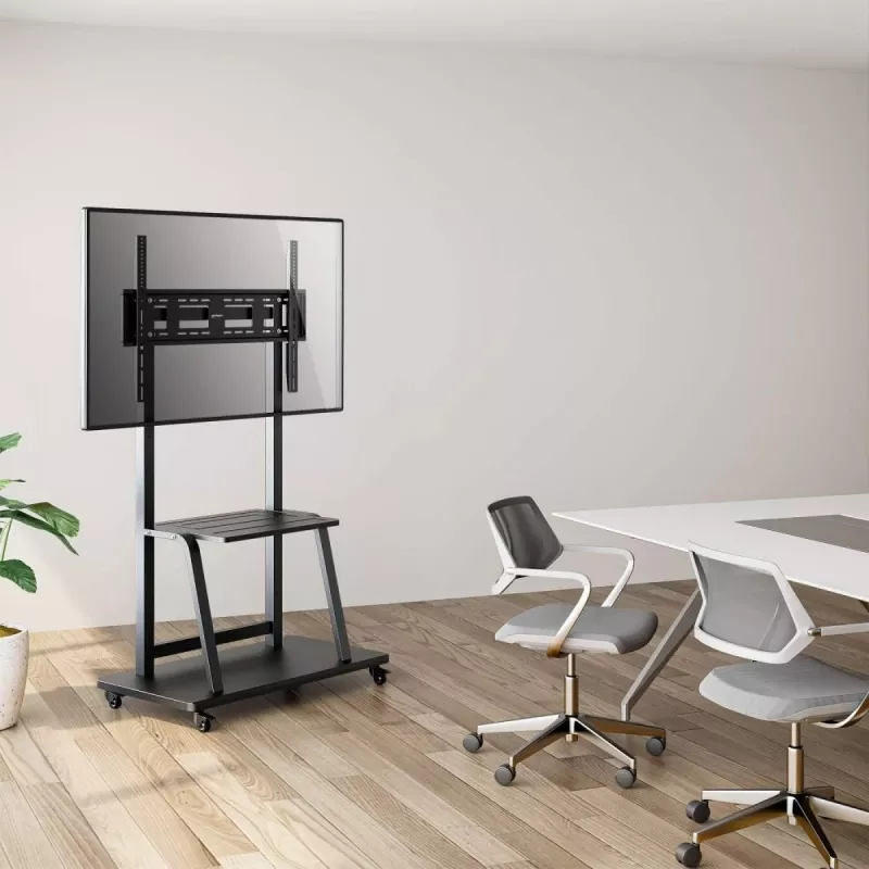 Trolley stand MANHATTAN 1-screen 37–100 inch Must VESA 200x200–800x600 Max 150 kg