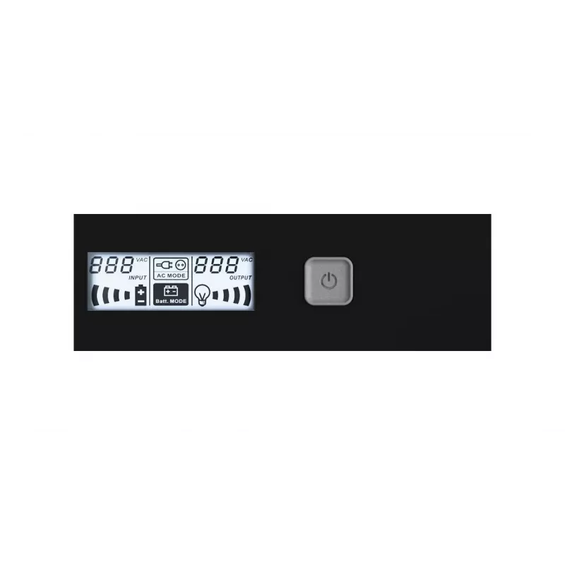 Rackmount UPS Infosec X4 2000 RM Plus 2 kVA / 1200 W, 10 tüüpi F pistikupesa, LCD, liin-interaktiivne