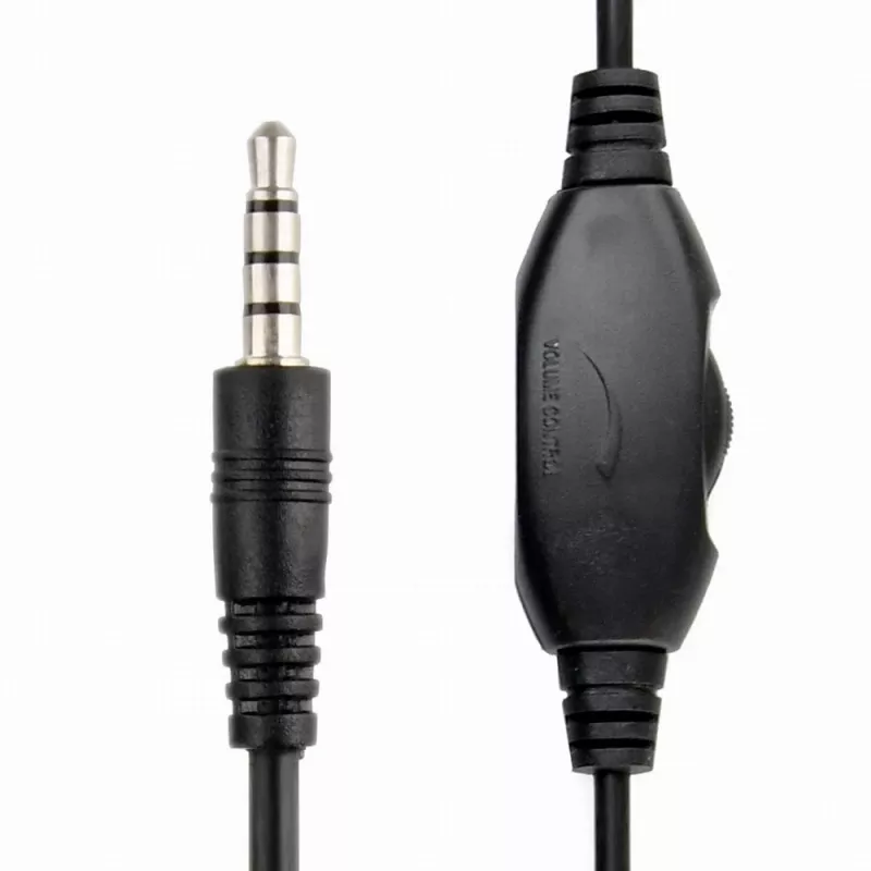 Juhtmega mängukõrvaklapid GEMBIRD MHS-03-BKRD — binauraalsed, ümberkõrvaklapid, 3,5 mm, 1,8 m kaabel, punane/must