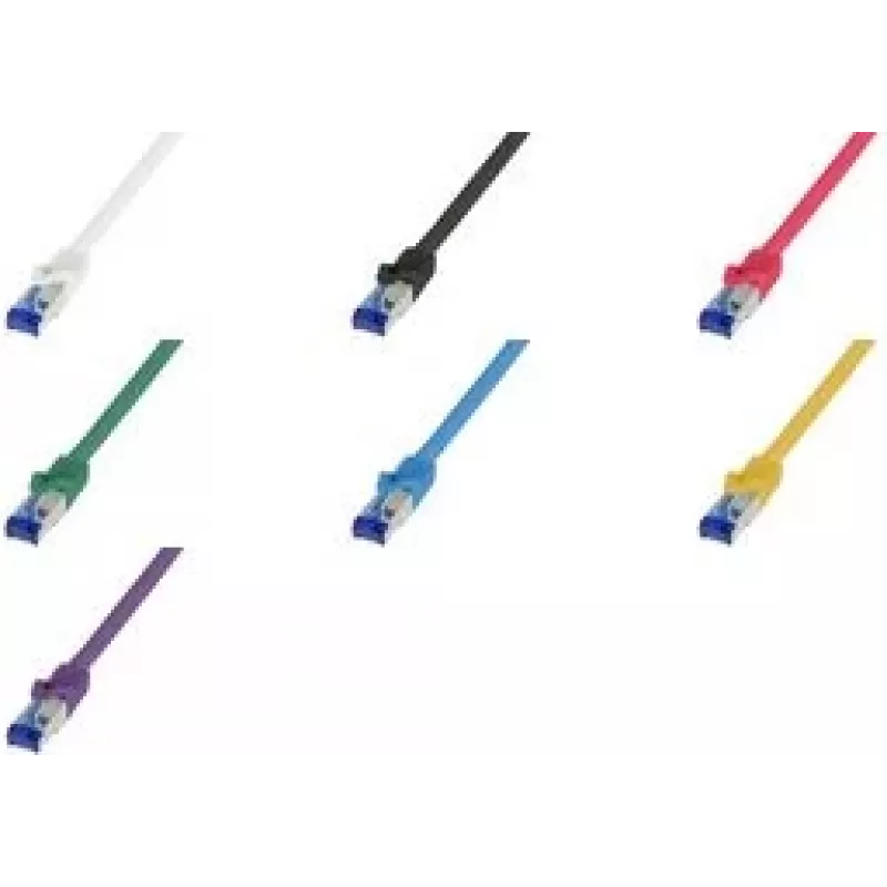 Logilink Professional - Patch-kaabel - RJ-45 (M) RJ-45 (M) - 1,5 m - 6 mm - S/FTP - CAT 6a - Halogeenivaba, vormitud, konksuvaba - Punane, RAL 3018 (C6A044S)