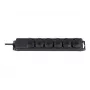 pikendusjuhe IP44 6 pesaga must 2 m H07RN-F 3G1,5 (1159970)