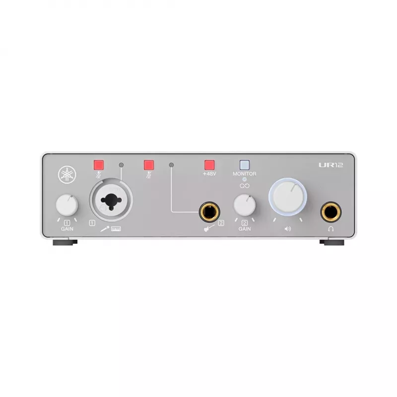 Heliliides YAMAHA UR12MK3 Valge – kompaktne 2-sisse/2-välja USB-liides
